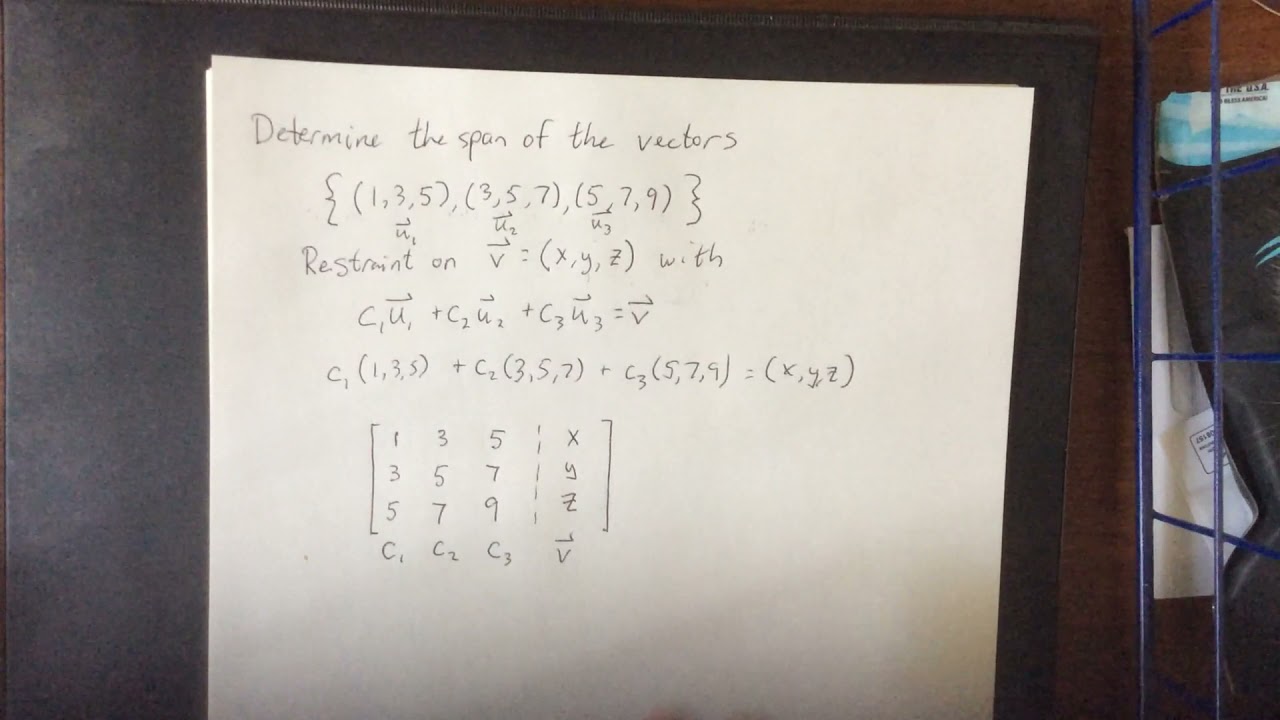 Определение размера множества векторов в R^3
