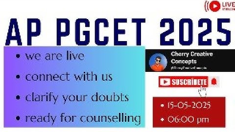 AP PGCET 2025 | All Doubts Clarified | Admission Process, Cutoff, Ranking, Certificate Verification