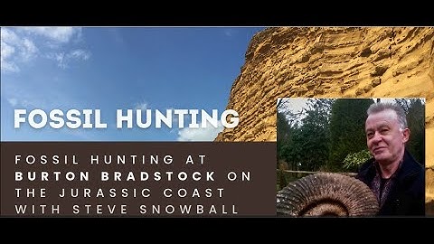 Fossil Hunting at Burton Bradstock on the Jurassic Coast of Dorset