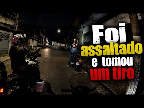 LOST HIS BIKE AND GOT SHOT!
