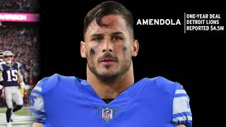 Danny Amendola is headed to Detroit with Matt Patricia