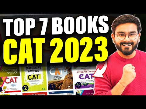 Top 7 BOOKS for CAT PREPARATION | Crack CAT 2023 without COACHING