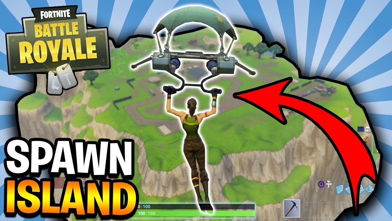 PARACHUTING BACK TO SPAWN ISLAND! (FORTNITE Battle Royale) | 3 THINGS You  DIDN'T Know MYTHS - 