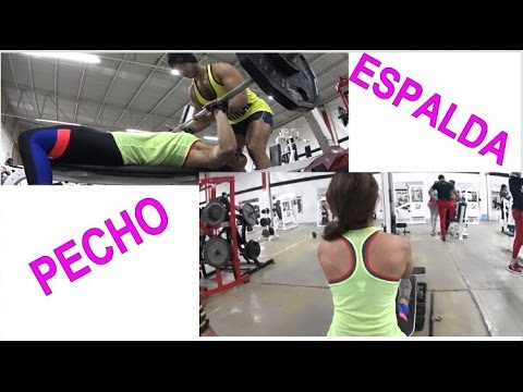 ejercicios de pecho y espalda mujeres