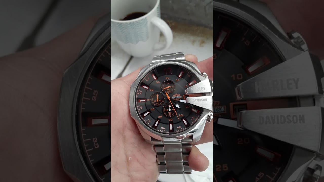  HarLey Davidson Timepieces by BuLova Watch Chronograph Japan Movement