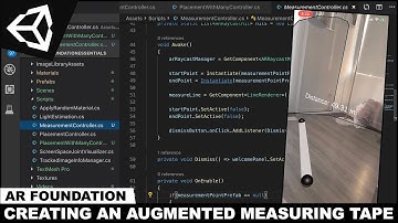 AR Foundation with Unity3d and Creating An Augmented Reality Measuring Tape Tool