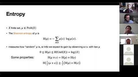 Chris Shriver: Equilibrium of interacting particle systems (part 1)