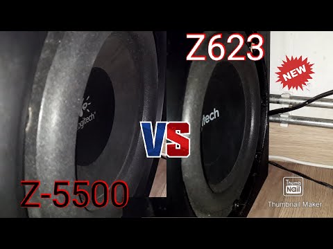 Logitech Z-5500 vs Logitech Z623 Subwoofers Comparison 🔊🔥