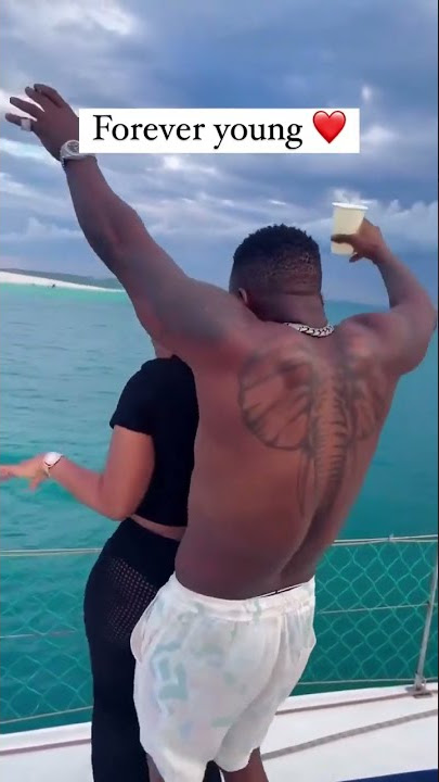 Harmonize na kajalamasanja in yacht #harmonize #short