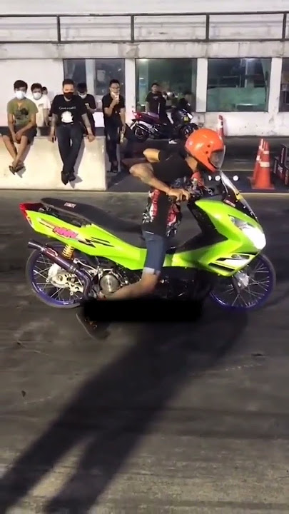 The fastest honda pcx from thailand #shorts #honda #hondapcx160 #dragrace #teknotuner
