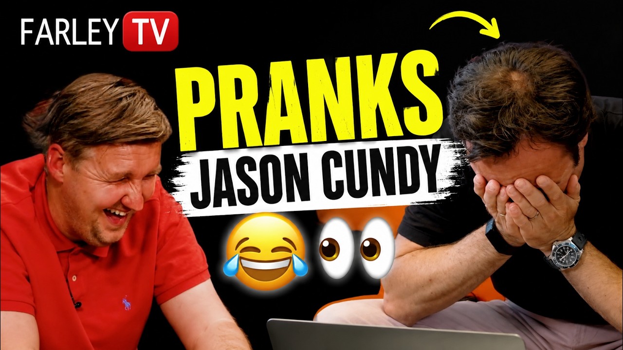 Exclusive! FarleyTV Pranks Jason Cundy 😂👀