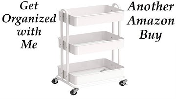 Simple Houseware Heavy Duty 3 Tier Metal Utility Rolling Cart | Trolley Review | Time lapse
