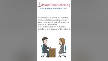 What is Marker Interface in Java #corejava #marker #interfaces #coding  #java4quicklearning