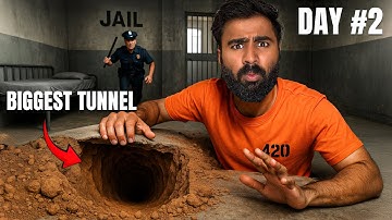 I BUILD BIGGEST TUNNEL IN MY JAIL || PRISON ESCAPE PART #2