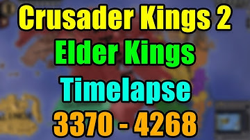 Crusader Kings 2 Elder Kings Timelapse 3370-4268