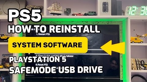 How To REINSTALL PS5 System Software With Safemode And USB Drive Playstation 5