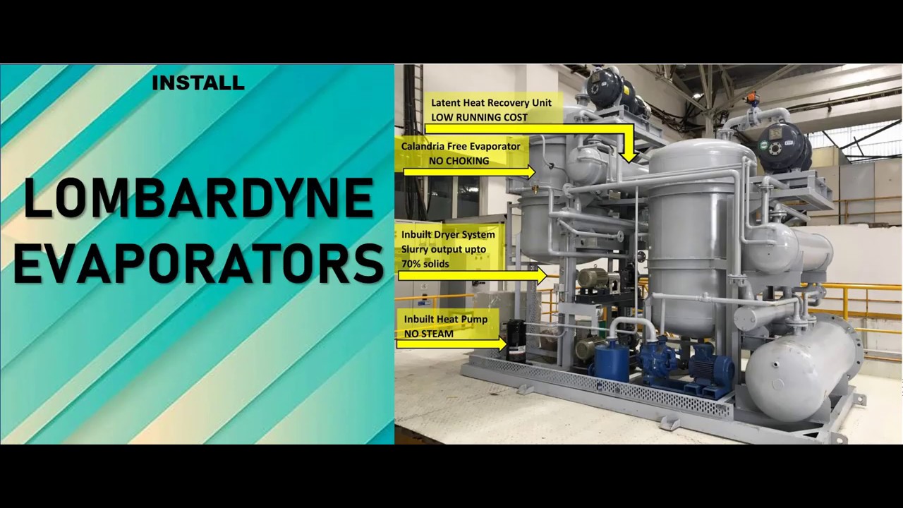 Steam Evaporator Vs Lombardyne Vacuum Evaporator YouTube