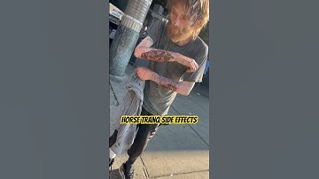Thumbnail of Horse Tranq Side Effects #addiction #thestreets #addict #viral