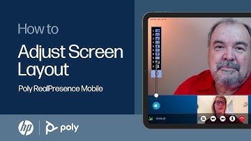 RealPresence Mobile: Adjusting Screen Layout | HP Support