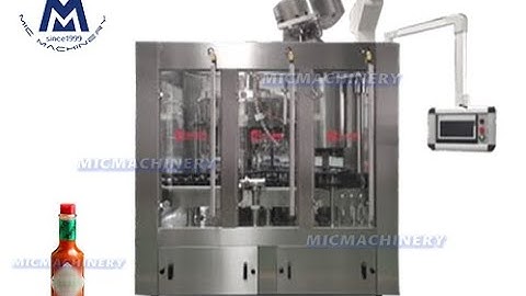 Hot Sauce Filling Machine: how to fill hot sauce bottles(hot sauce bottle filling machine, 12000BPH)