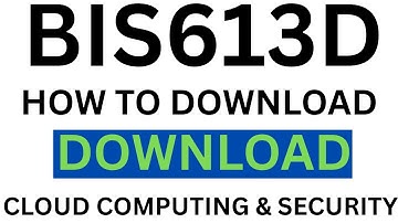 How To Download MQP solutions All 5 Modules | BIS613D | Cloud Computing & Security | VTU 6TH SEM