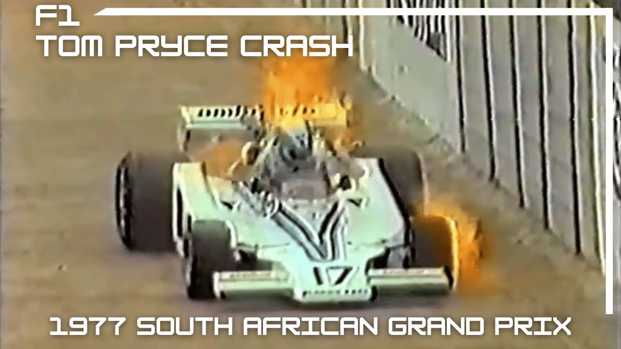 Tom pryce crash 1977 video