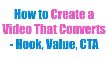 How to Create a Video That Converts - Hook, Value and Call to Action
