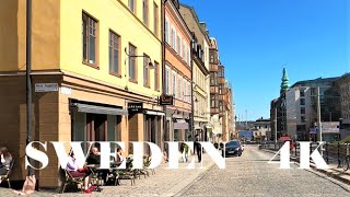 STOCKHOLM WALK 4K: MARIABERGET: Maria Trappgränd - Bastugatan - Brännkyrkagatan - Tavastgatan
