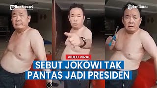 VIRAL Video Pria ini Sebut Dirinya Dewa Berwujud Manusia, Sebut Jokowi Tak Pantas Jadi Presiden