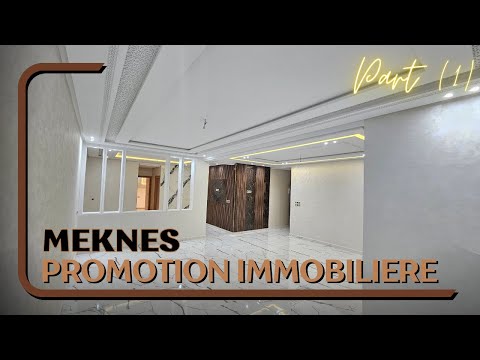 إنتعاش عقاري بمدينة مكناس قرب ماكدونالدز الجديد شقق فاخرة للبيع حي مرجان الجزء الأول