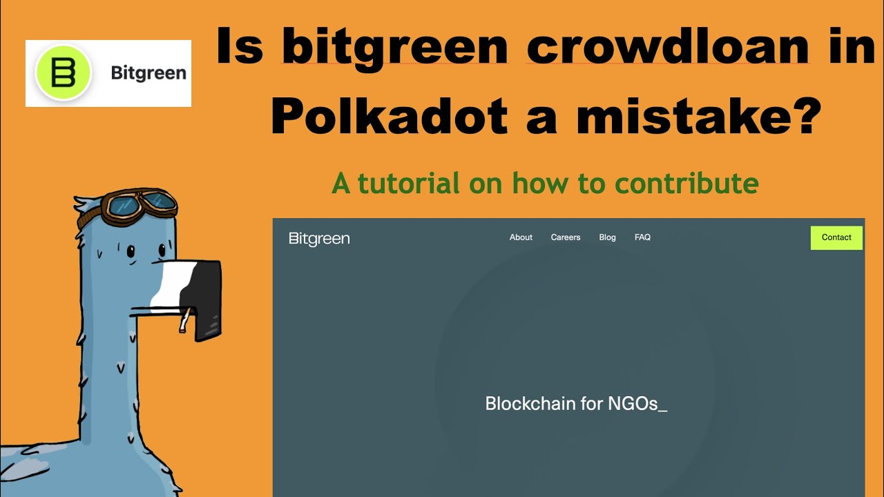 Is bitgreen crowdloan in Polkadot a mistake or real? Tutorial on how to participate