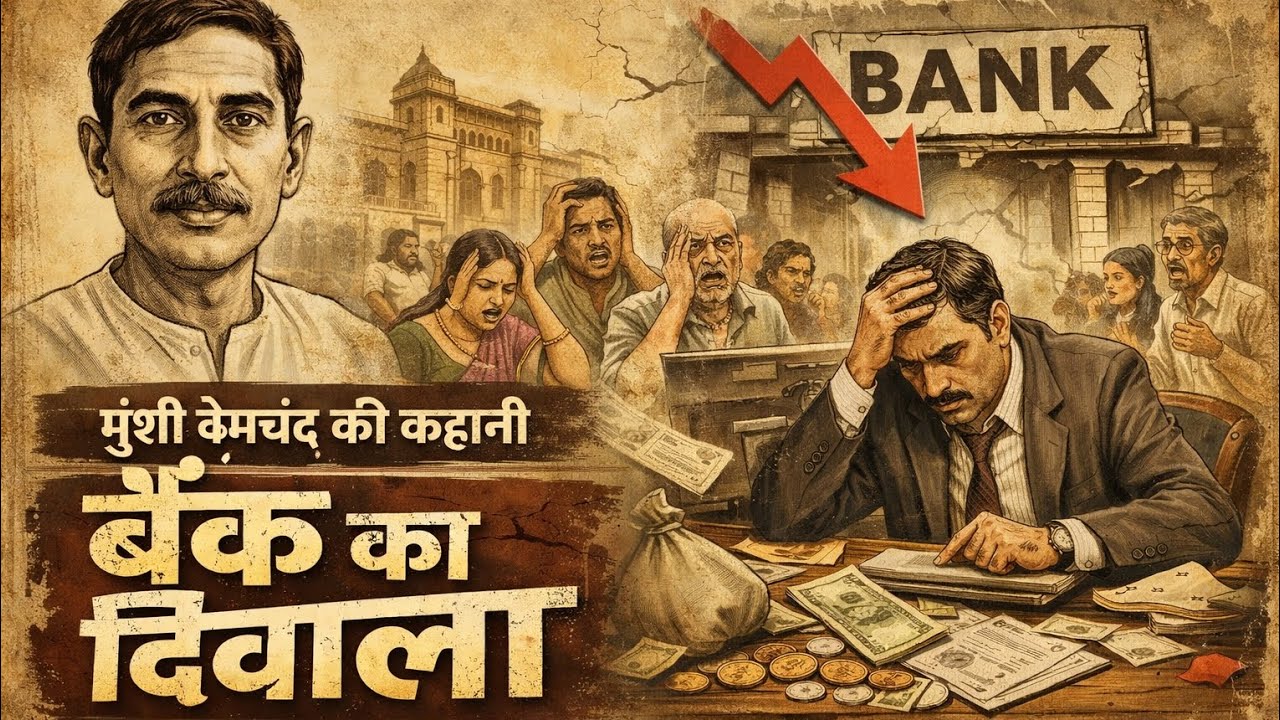 मुंशी प्रेमचंद की प्रसिद्ध कहानी बैंक का दिवाला | Premchand Story