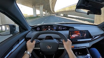 2022 All New Changan UNI-V POV Test Drive: an $20,000 Audi A7?!