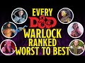 Ranked! Worst to Best Warlock in Dungeons and Dragons 5e