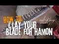 How to apply clay to your blade for hamon
