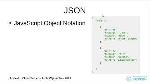 Arsitektur Client Server pada Pemrograman Aplikasi Mobile