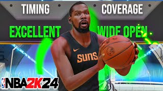 NBA 2K24 JUMPSHOT FIX KEVIN DURANT BEST CUSTOM JUMPSHOT - MAKES SHOOTING EASY