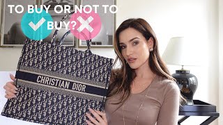 DIOR BOOK TOTE REVIEW Pro's & Con's | IS IT STILL WORTH BUYING? 🚨 | WATCH BEFORE YOU BUY!