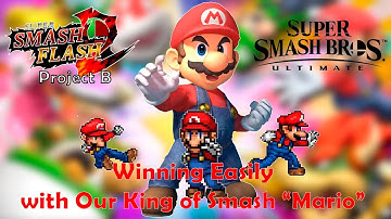 SSF2 Project B Patch 9: Winning Easily with Our King of Smash "Mario"