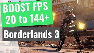 Borderlands 3 - How To Boost Fps And Increase Performance Stop Stuttering On Any Pc