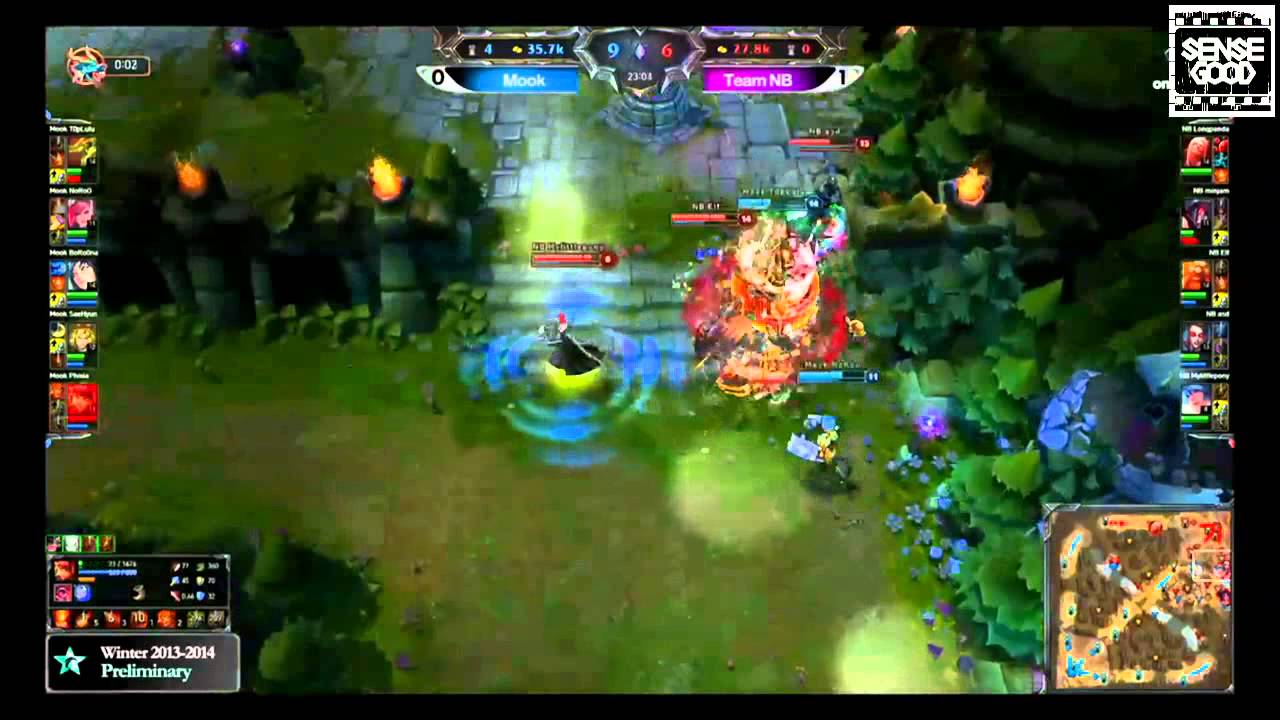 [OGN][LOL Champions Winter 2013 2014 Preliminary Group B] Team NB vs Mook   Game 2