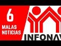 6 malas noticias del programa infonavit