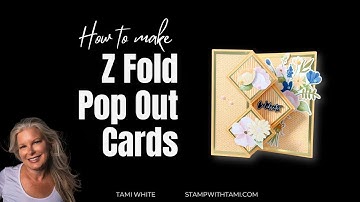 Pop Out Z Fold Card Tutorial | 10+ Fun Card Ideas! 🎉