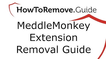 MeddleMonkey Extension Removal
