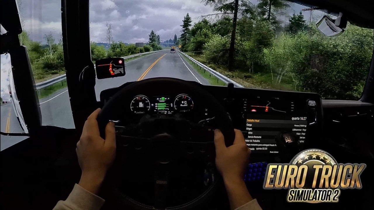Euro Truck Simulator 2 |  Pegando carga de porcos na Noruega #scssoftware #scs #eurotrucksimulator2