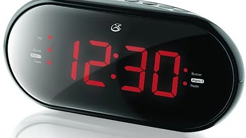 ⏰📻🔋#Battery & Setup-GPX Clock Radio With Dual Alarm Clock-#Model PLL-C253B