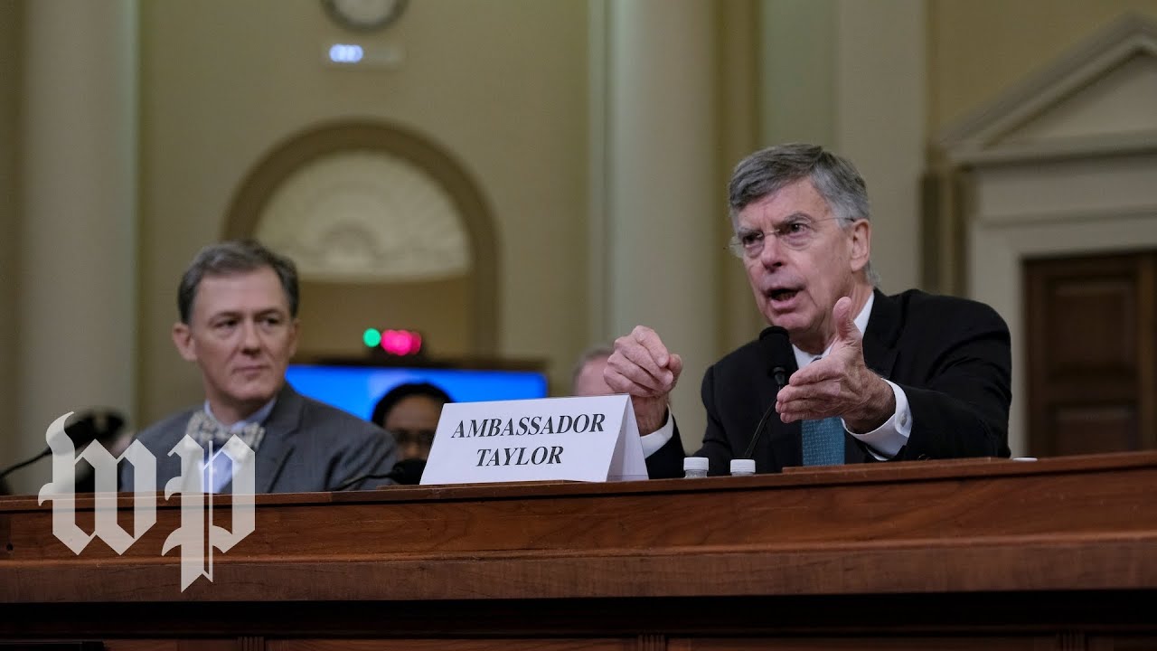 The first public impeachment hearing, in 5 minutes