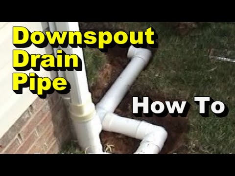 How to Build Underground Downspout Drain- Most Important Drain