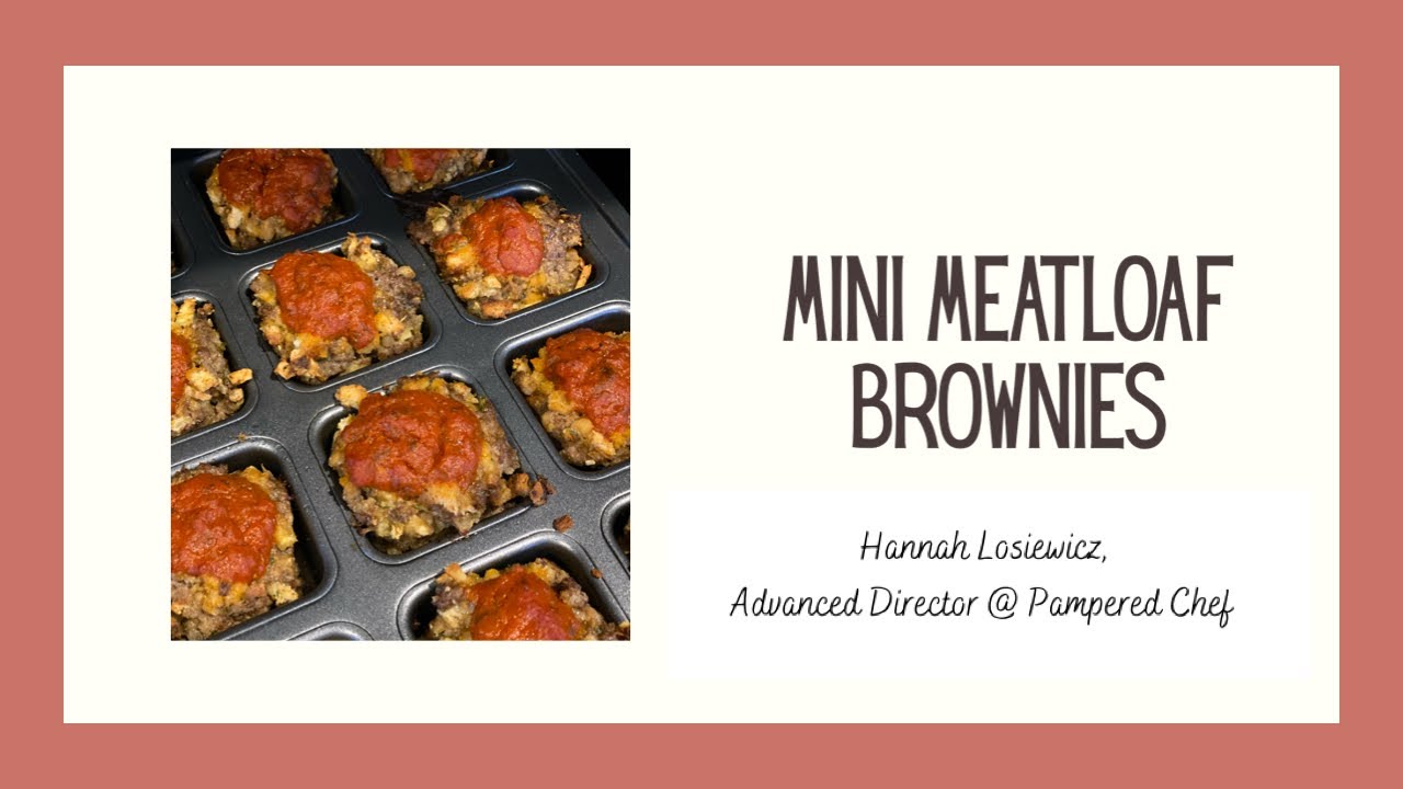 Pampered Chef Brownie Pan Meatloaf Recipes Bryont Blog