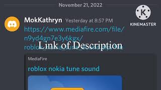 roblox nokia tune sound discord link of description
